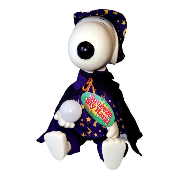 Vtg 1997 Gemmy Ind. Vinyl Animated Snoopy Halloween Decor Lights, Sound & Motion - Picture 6 of 11